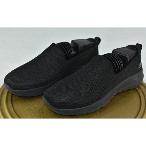 Skechers Go Walk Joy Sensational Day Women Shoes Size 6.5 Black Walking Slip-Ons - Picture 1 of 10